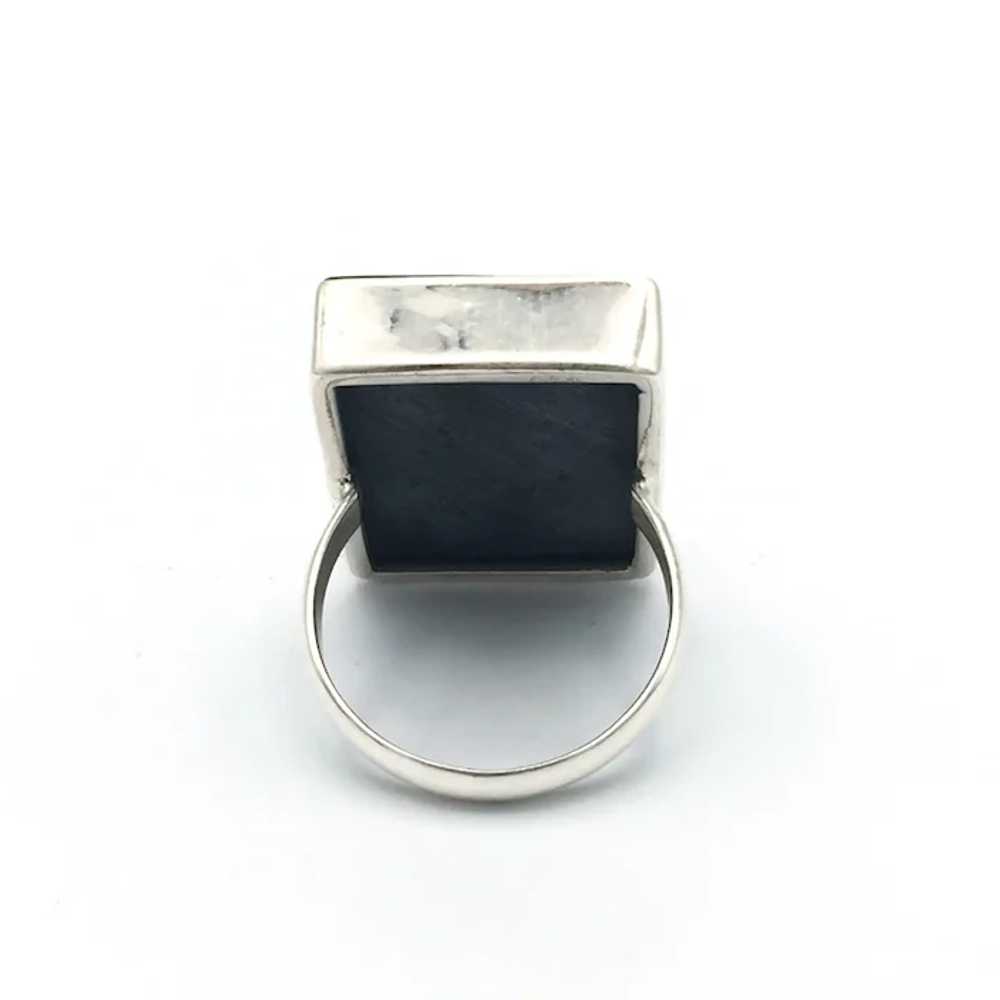 Abalone Slice Ring - Sterling Silver - image 4