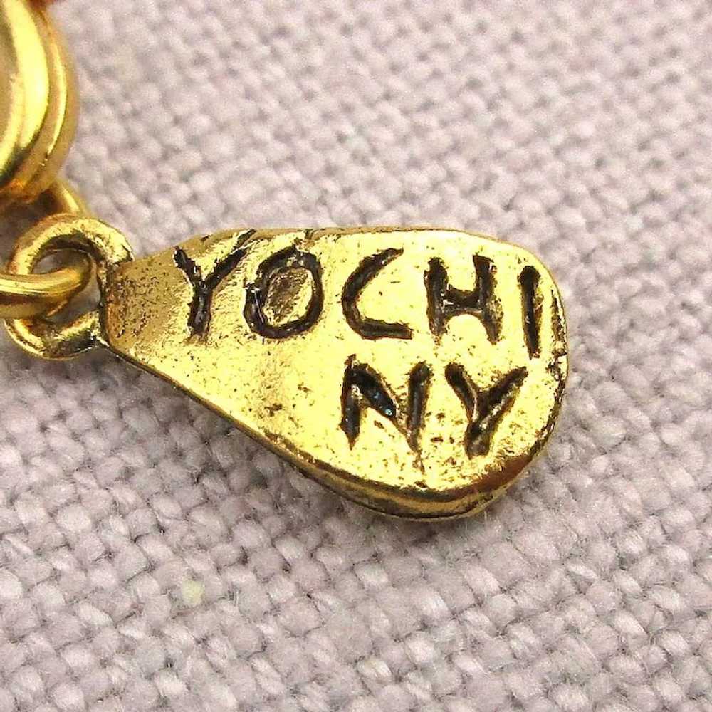 Yochi Victorian Style Gilded Medallion Pendant Ne… - image 5