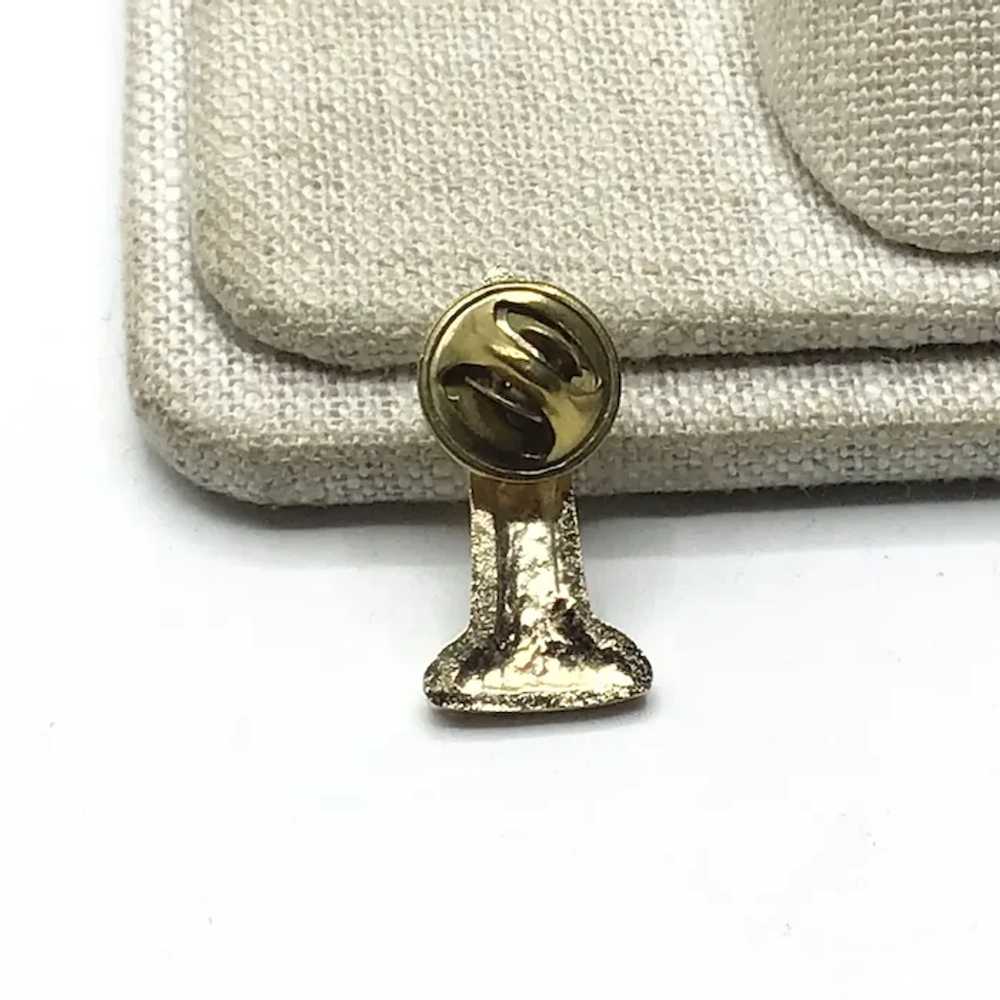 Gold Tone Lighthouse Lapel Pin NOS - image 4