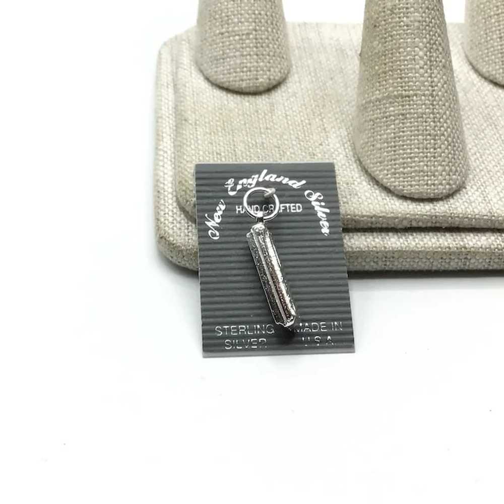 Sterling Harmonica Charm NOS - image 2