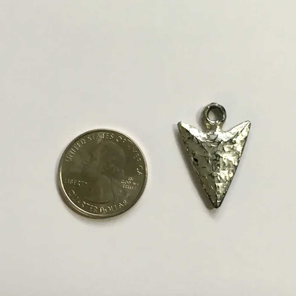 Vintage Indian Arrowhead Charm Early Plastics Jew… - image 3