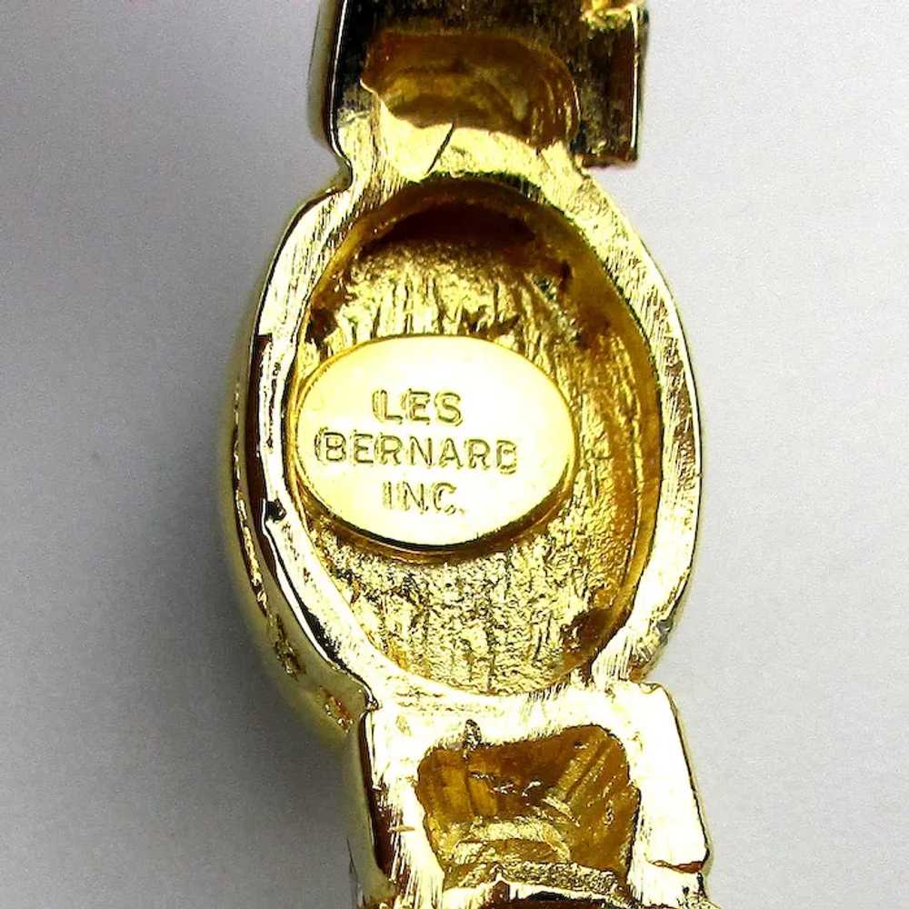 Vintage Les Bernard Austrian Crystal Hinged Brace… - image 9