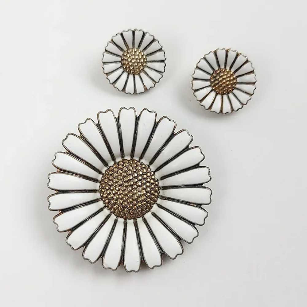 Volmer Bahner Denmark Brooch & Earrings Set Sterl… - image 8