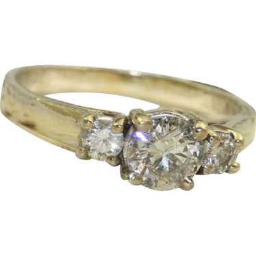 Estate 14KW 0.70 CT Diamond Ring