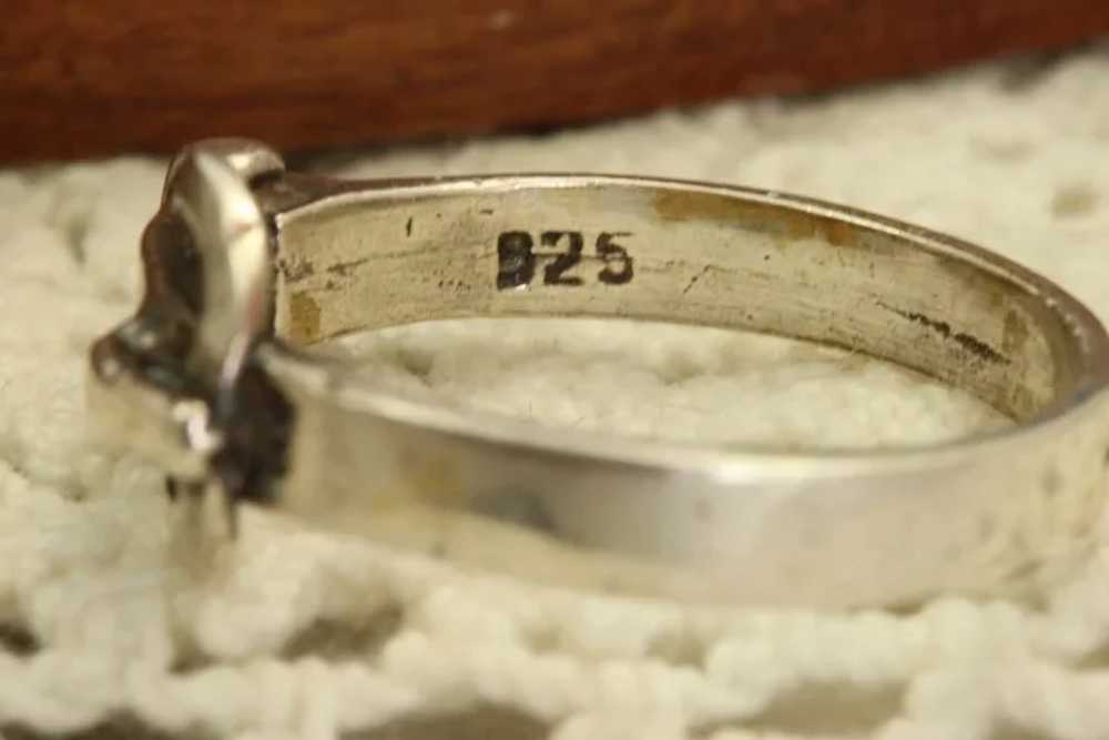 Vintage Sterling Buckle Ring - image 2