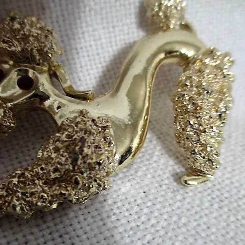 Gold Tone Poodle Pin by Gerrys - image 3