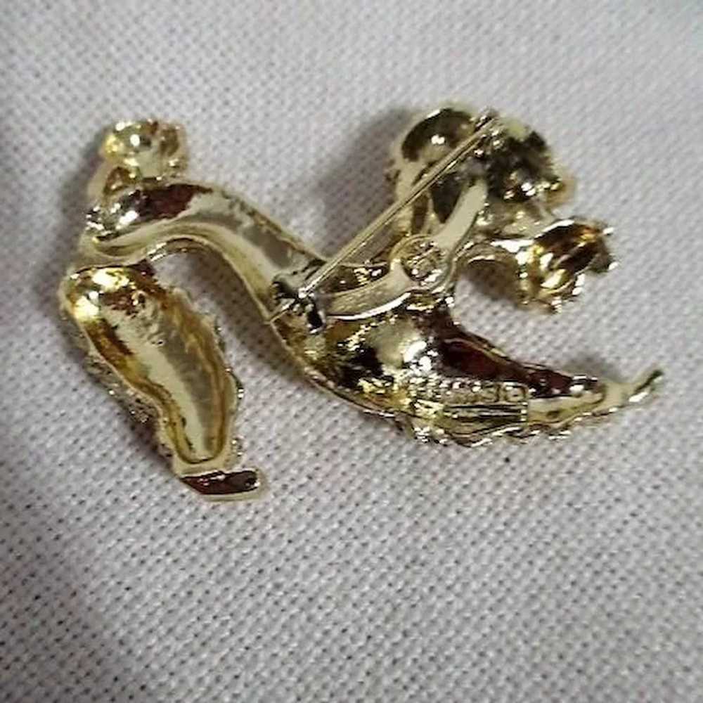 Gold Tone Poodle Pin by Gerrys - image 4