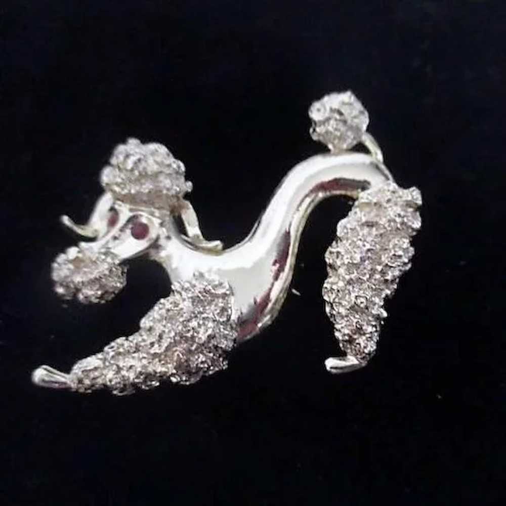Gold Tone Poodle Pin by Gerrys - image 7