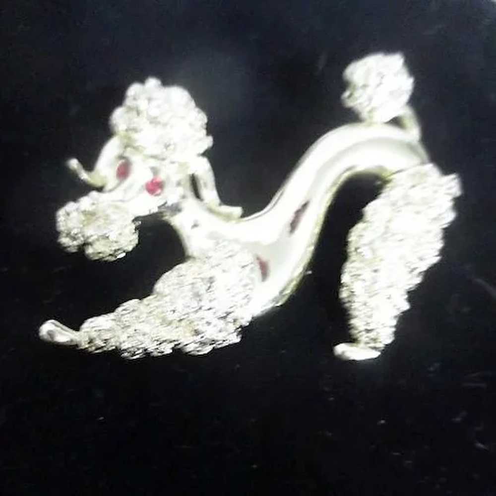 Gold Tone Poodle Pin by Gerrys - image 8