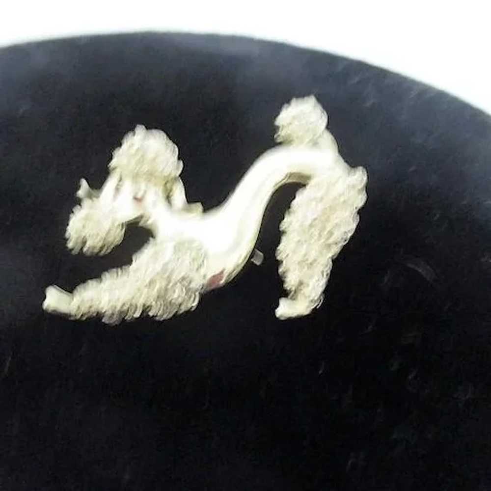 Gold Tone Poodle Pin by Gerrys - image 9