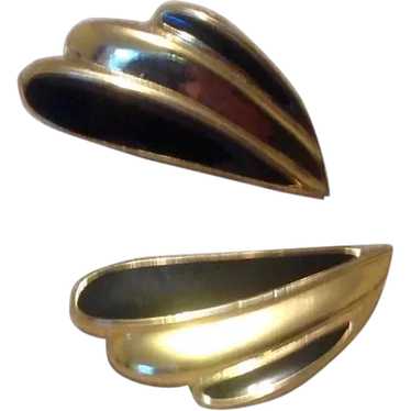 Trifari Mid-Century Clip Earrings