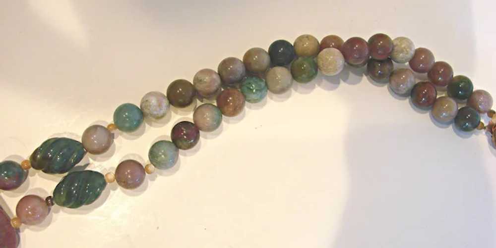 Beautiful Stone Necklace Multi-Strands Shades of … - image 7