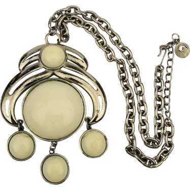 1960s KRAMER Super Cool Bold Pendant Necklace - image 1