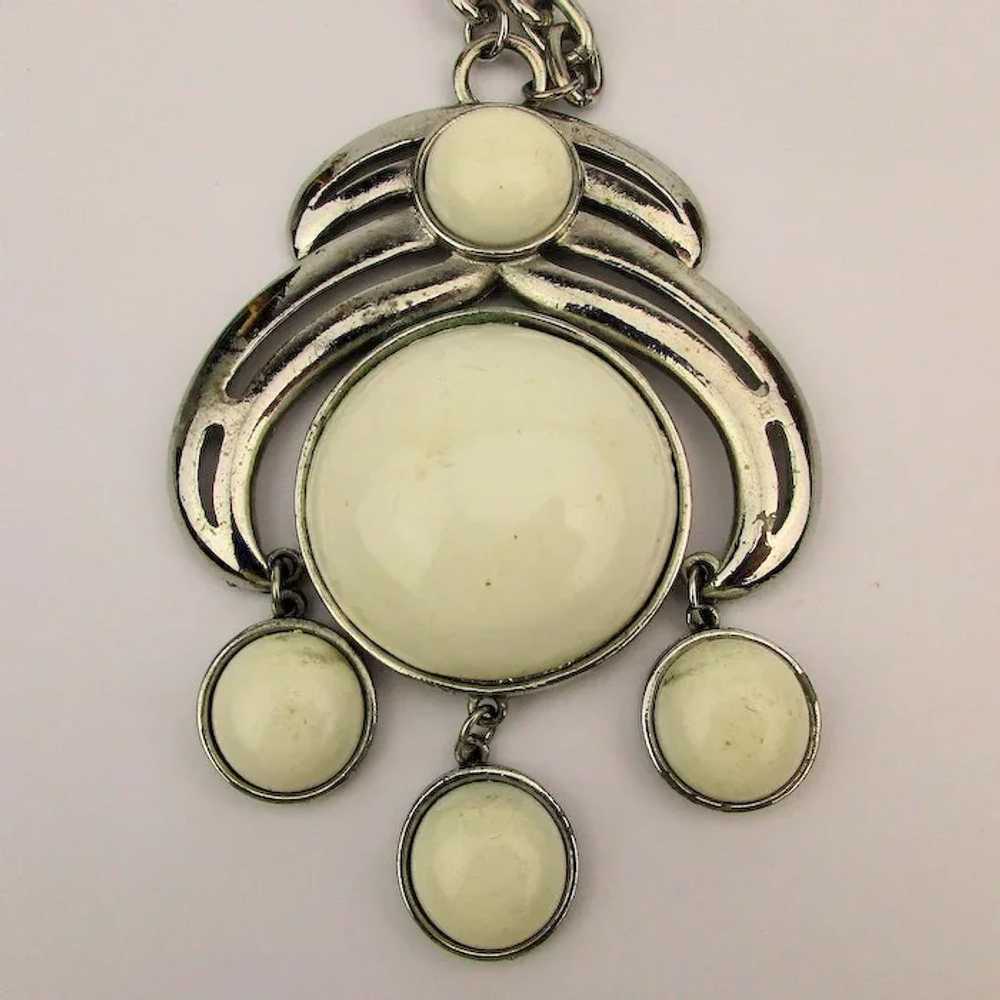 1960s KRAMER Super Cool Bold Pendant Necklace - image 2