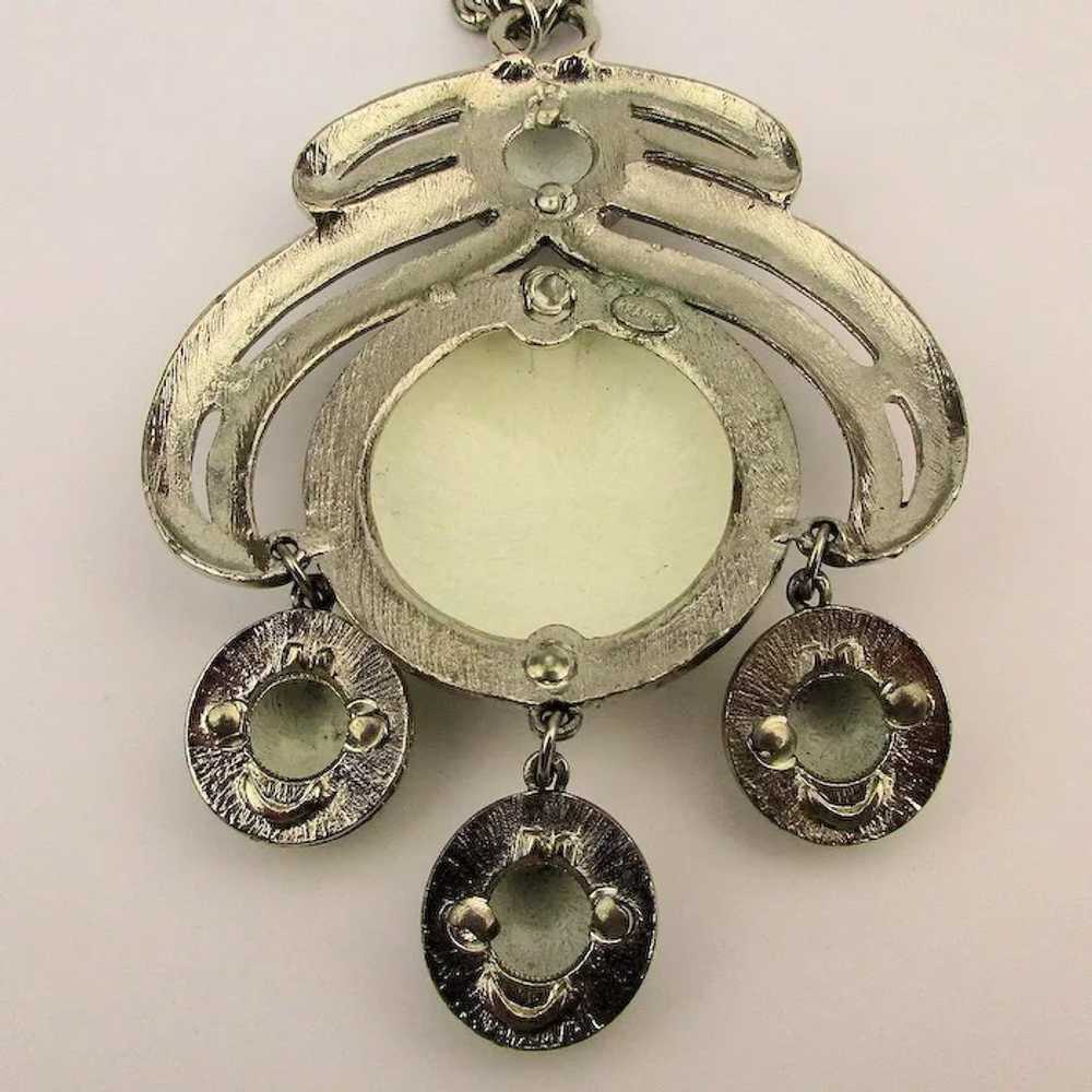 1960s KRAMER Super Cool Bold Pendant Necklace - image 5