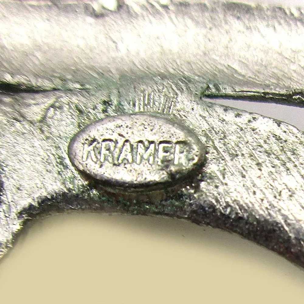 1960s KRAMER Super Cool Bold Pendant Necklace - image 6