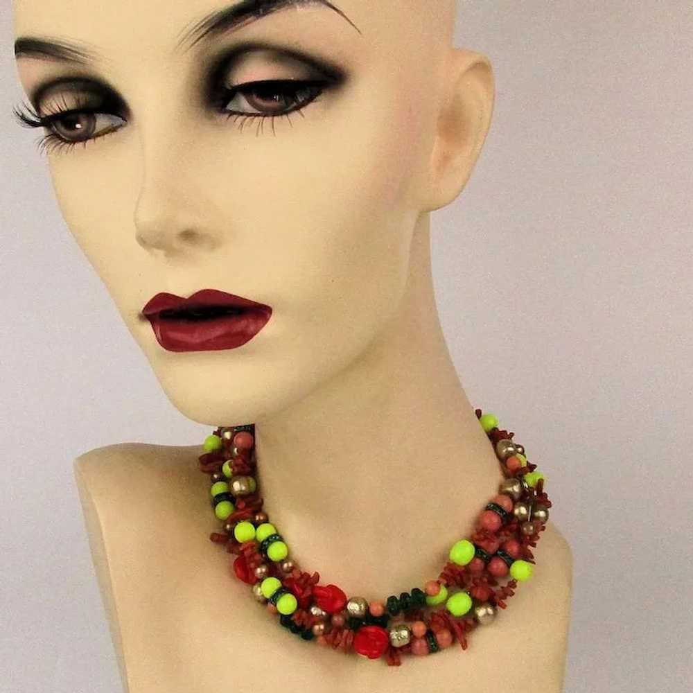 Vintage Long Necklace - 64 Inch Melange of Great … - image 6