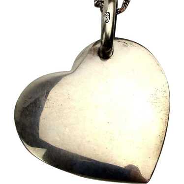 Pomellato Dodo Heavy Sterling Silver Heart Pendant