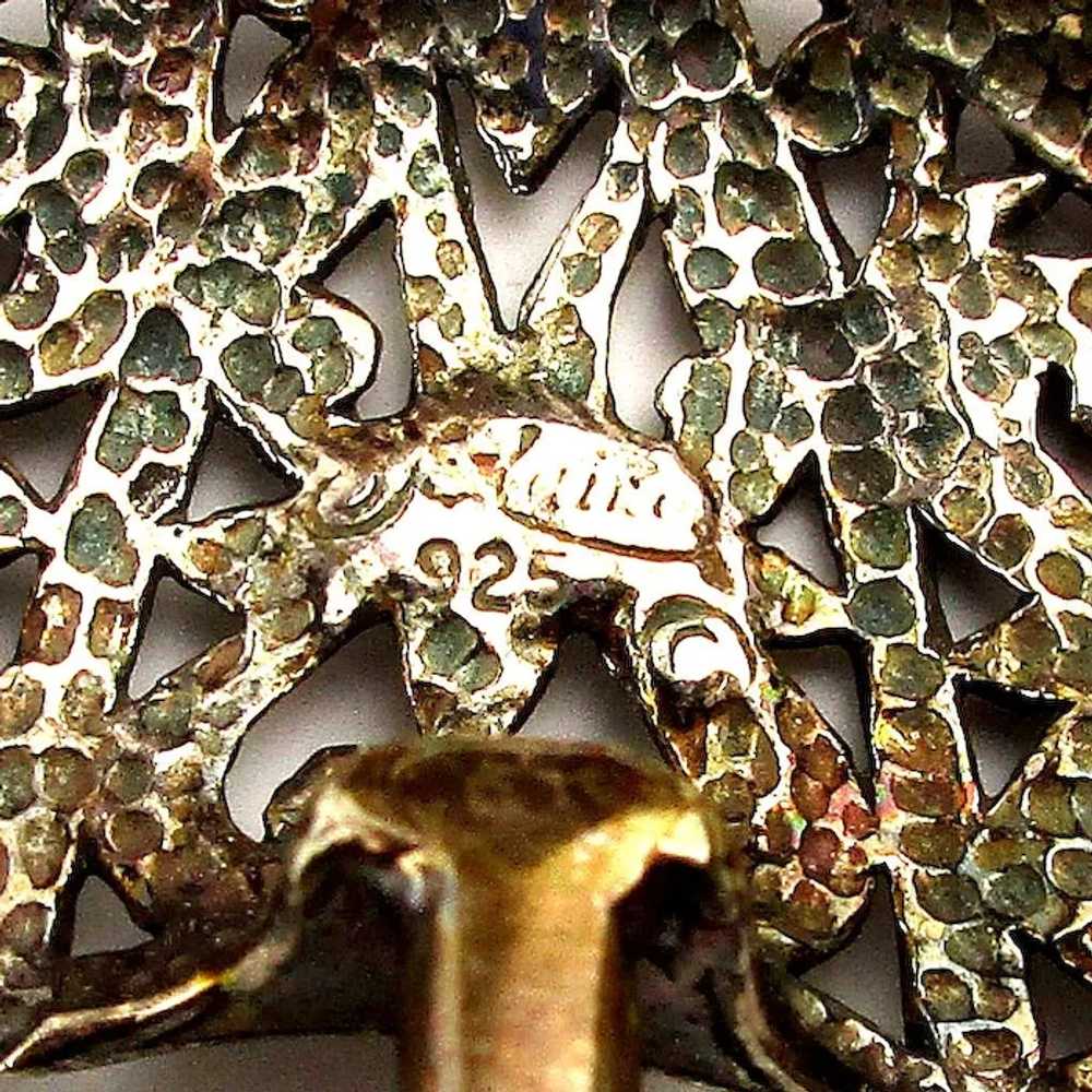Vintage Jezlaine 925 Sterling Silver Umbrella Pin… - image 4