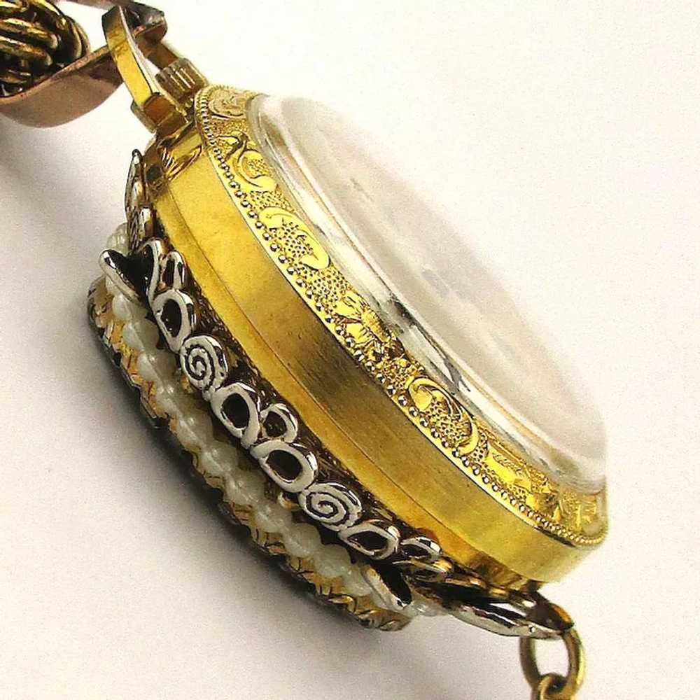 Vintage Lucerne Watch Pendant With Chain Ornate Back for Repair or Parts  Swiss | eBay