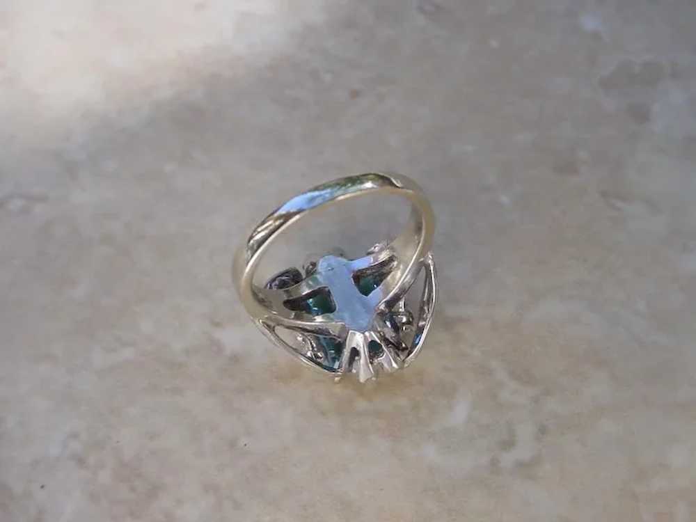 Beautiful 4.2 Carat Intense Blue Aquamarine, Emer… - image 5