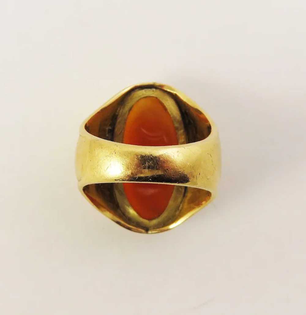 FANTASTIC Ancient Sasanian Carnelian Intaglio of a Gr… - Gem