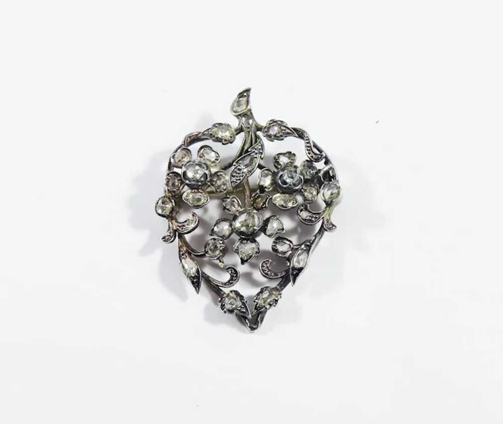 HEARTS AND FLOWERS! 4.48 CT. TW Late Georgian Dia… - image 4