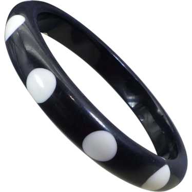 Amazon.com: Genuine Black Onyx Bangle Bracelet, 15mm Wide
