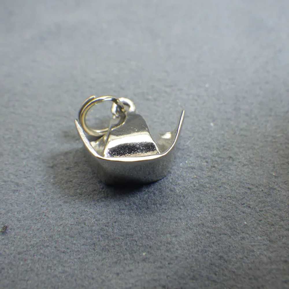 Vintage Sterling Nurses Cap Charm, Very Good Cond… - image 2