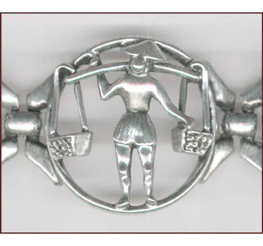 SELINI Silver Tone Water Carrier Bracelet - image 3