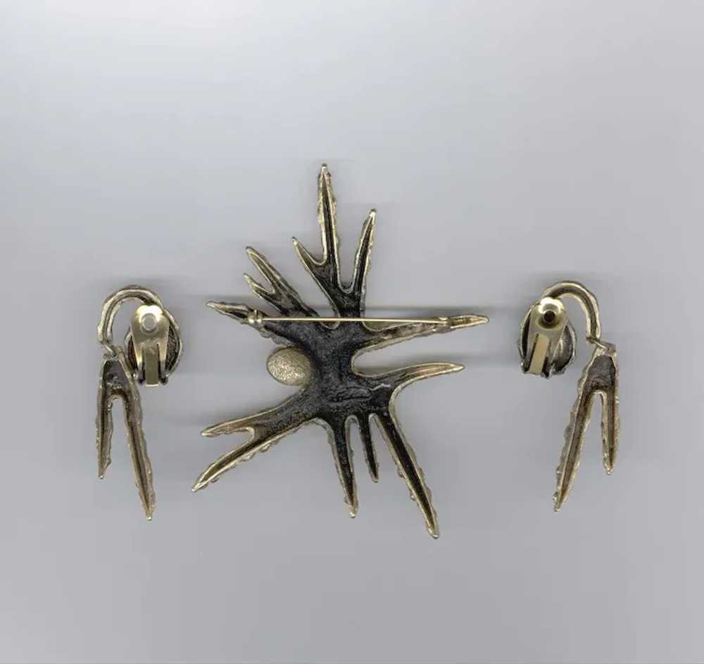 Huge Tortolani Modernist / Brutalist Style Pin & … - image 2