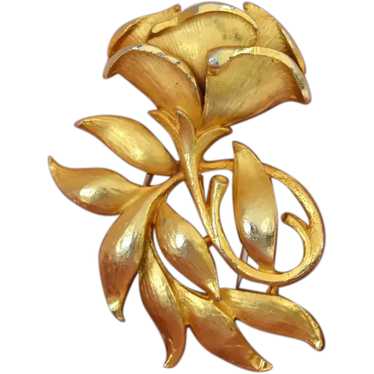 DAVINCI Elaborate Flower Brooch Pin - image 1