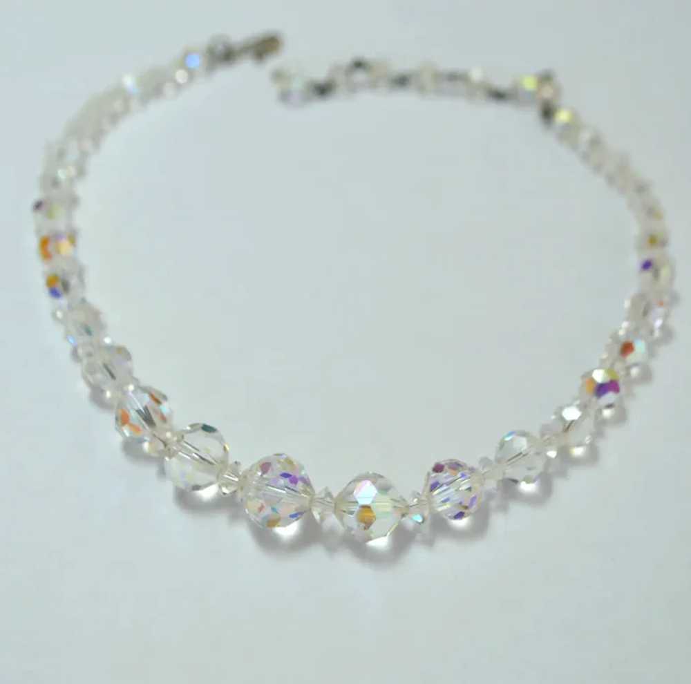 LAGUNA Crystal Necklace and Earring Set With Pres… - image 3