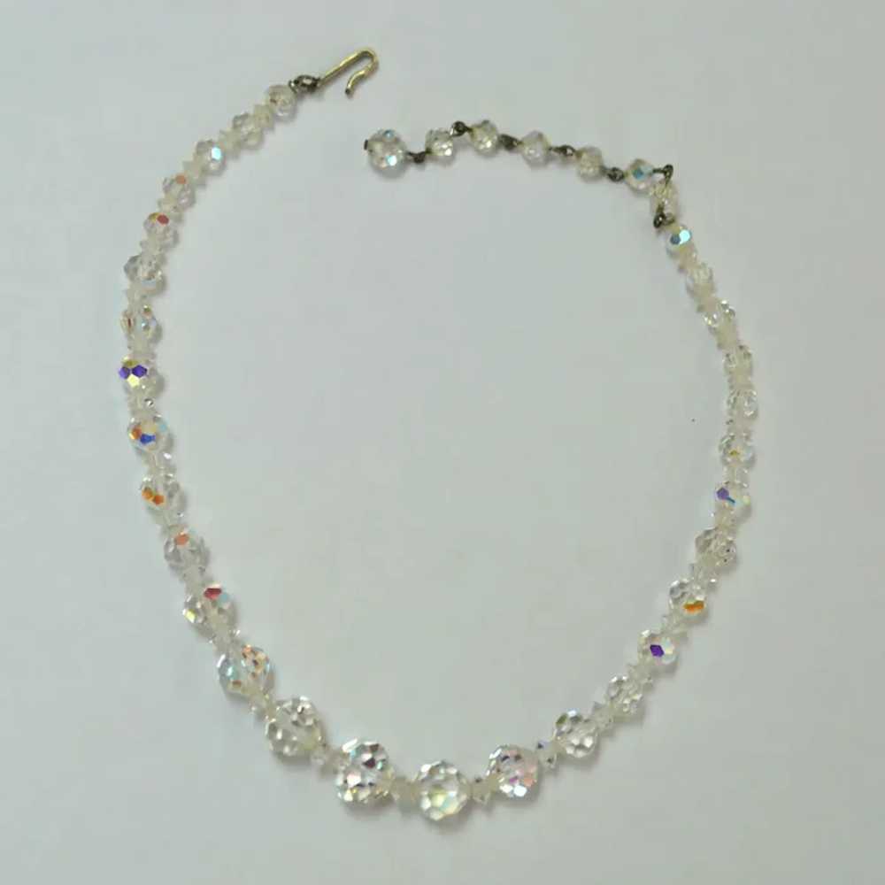 LAGUNA Crystal Necklace and Earring Set With Pres… - image 4