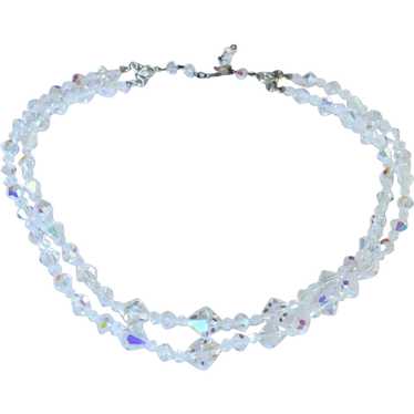 LAGUNA Double Strand Crystal Necklace Choker