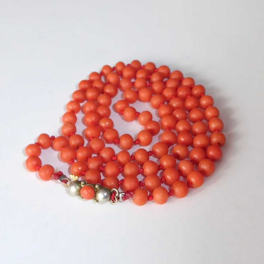 Natural Color Salmon Coral Beads