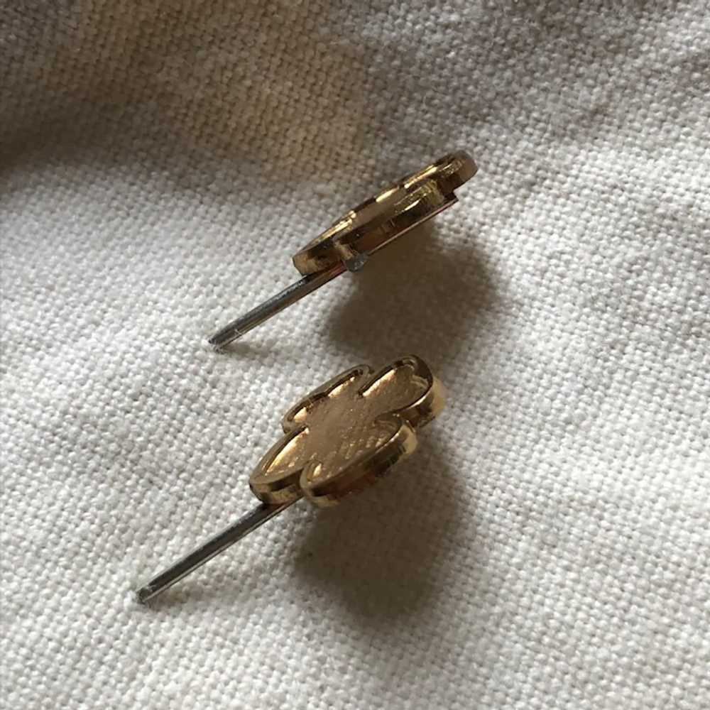 Pair of Girl Scout Trefoil Hat Pins with the Orig… - image 4