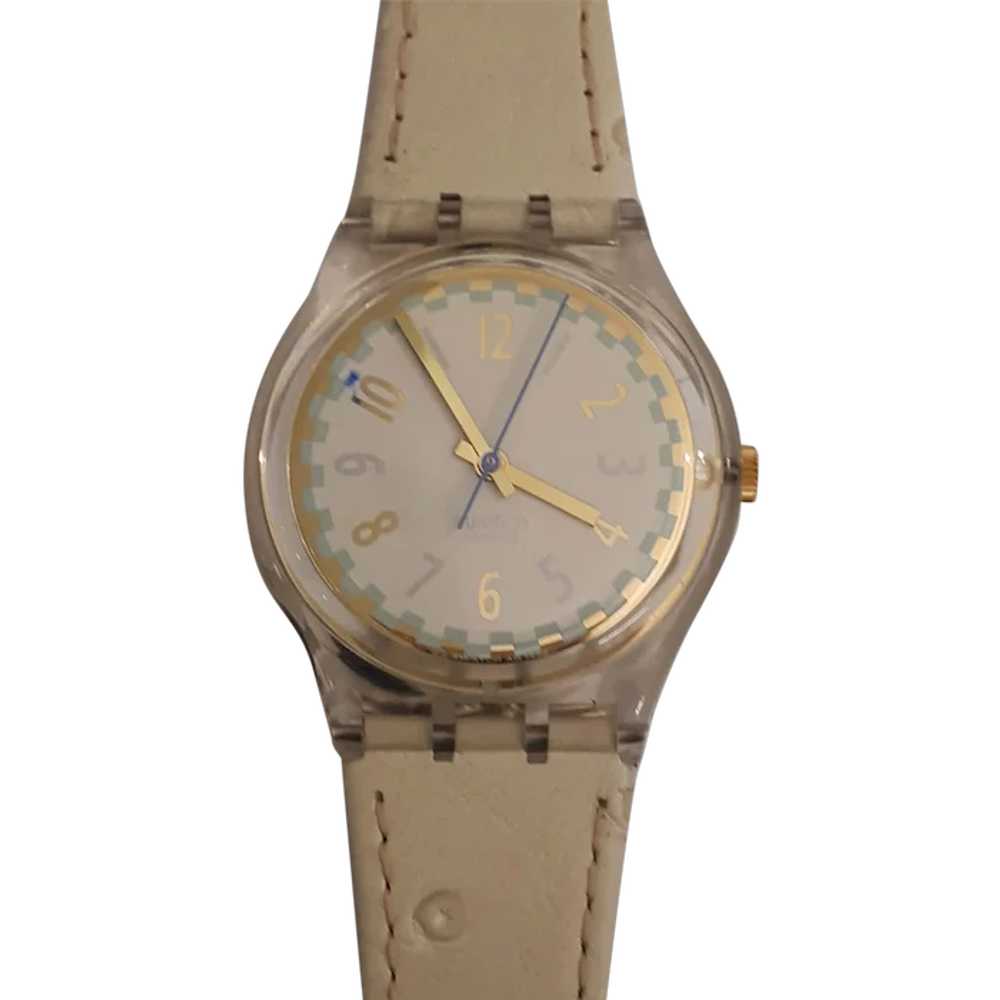 Swatch Watch GK150M Cool Fred 1993 The Originals Leat… - Gem