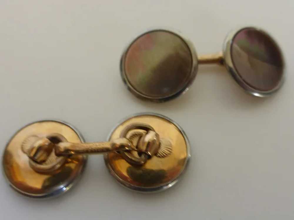 LARTER & SONS Cufflinks and Studs Set Rolled Gold… - image 4