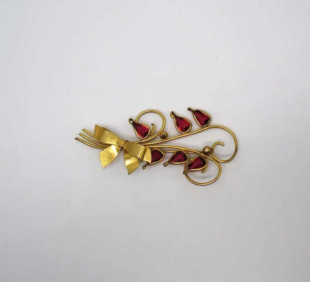 Gorgeous Stylized 12K Gold Filled Signed Harvey O… - image 3