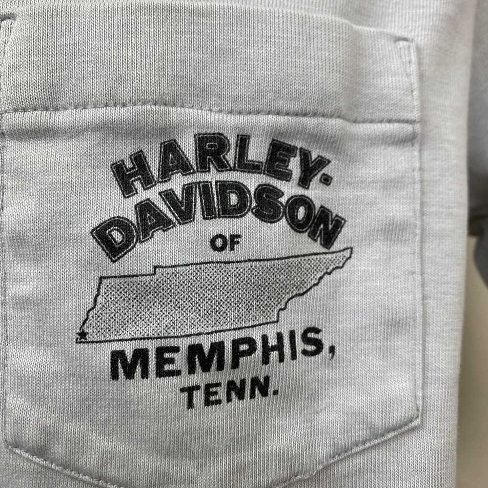 1980s Harley Davidson of Memphis Polo Shirt with … - image 2