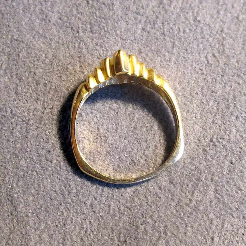 Modernist 14K Opal Ring - image 5