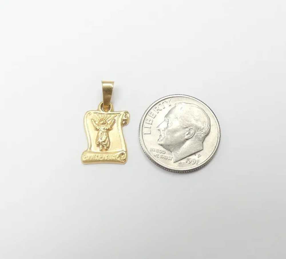 Divino Niño Religious Pendant / Charm 14k Yellow … - image 2