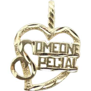 Someone Special Pendant 14K Yellow Gold