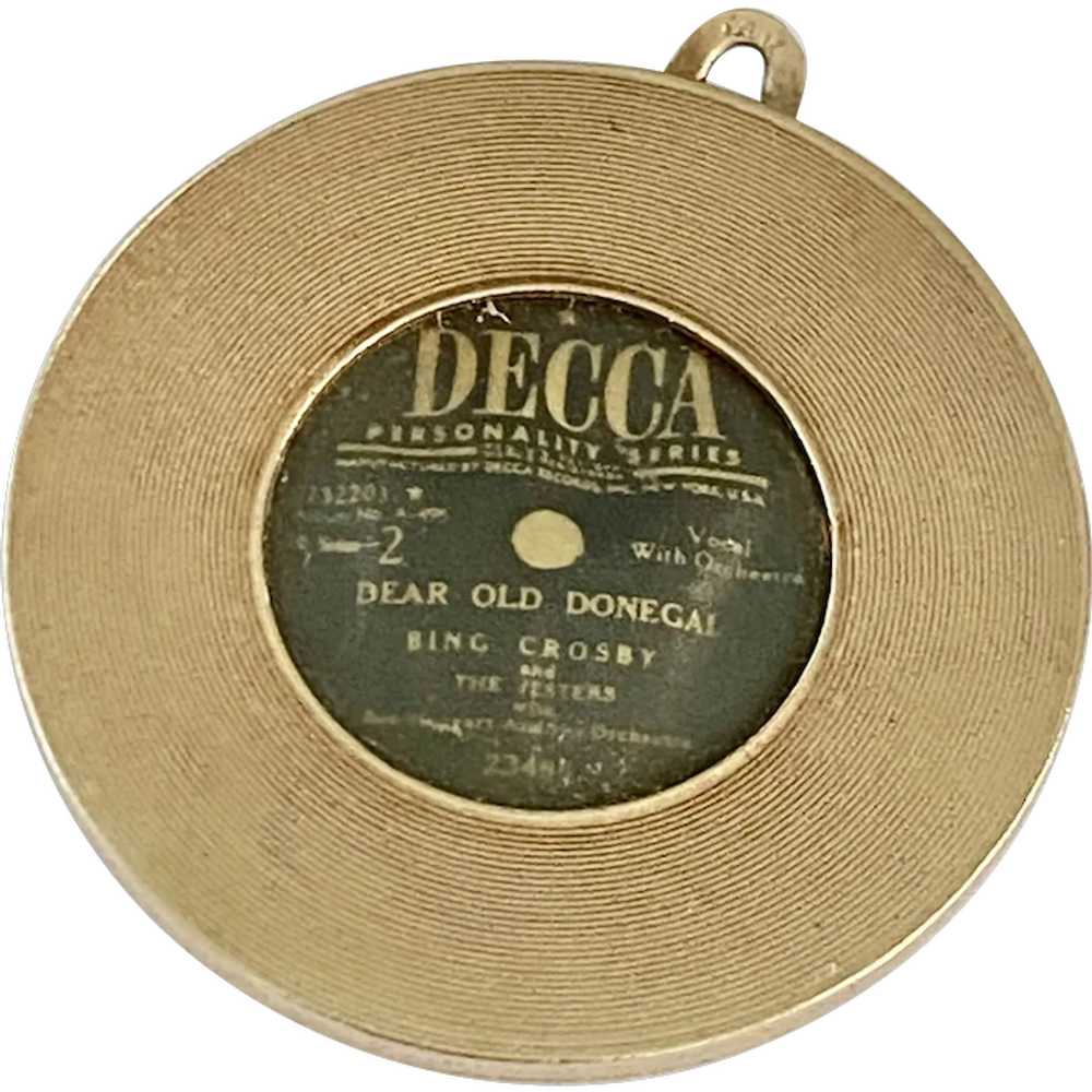 Vinyl Record Vintage Charm 14K Gold Bing Crosby, … - image 1
