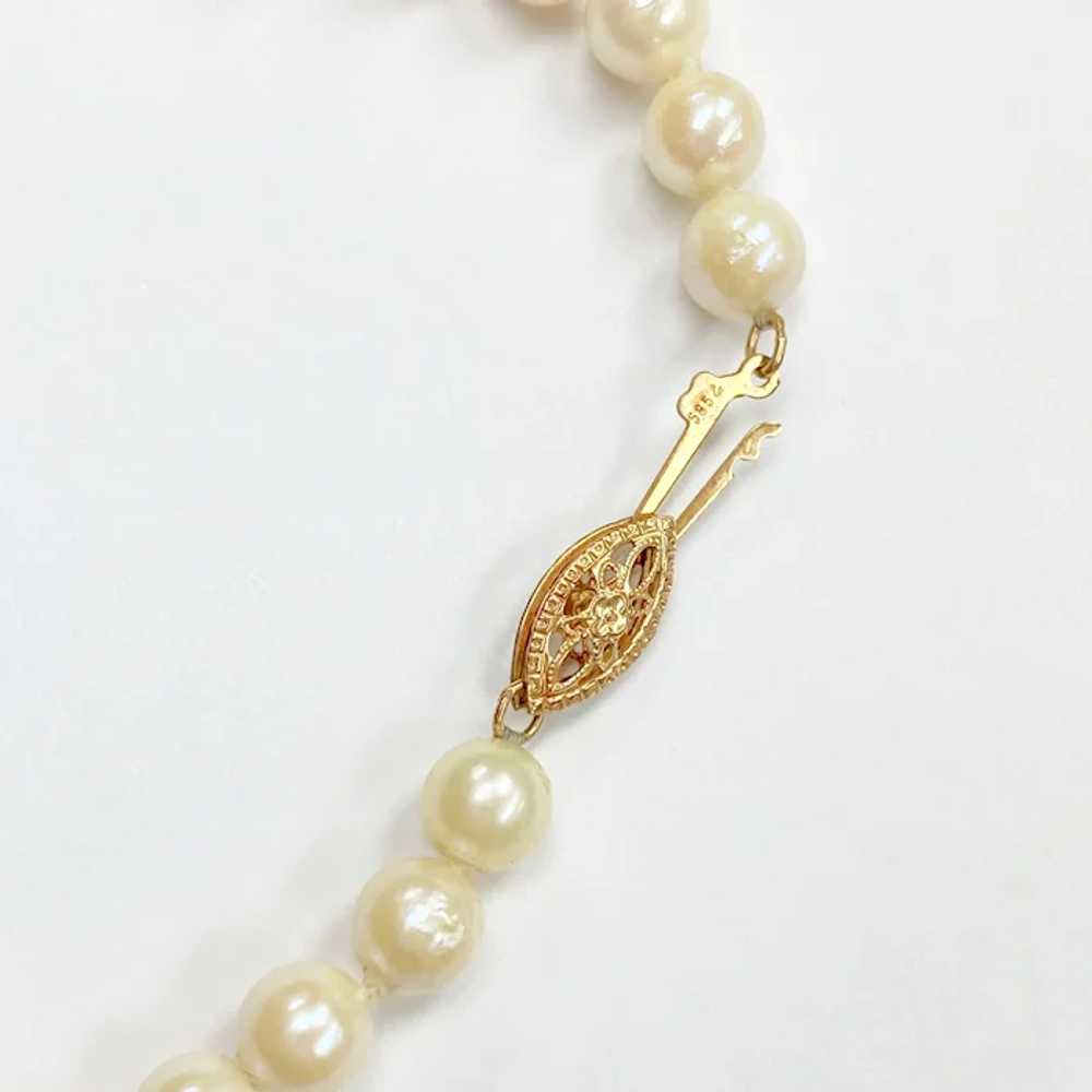Cultured Pearl Classic Bracelet, 6mm 14K Gold Fil… - image 2