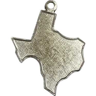 Texas US State Vintage Charm Sterling Silver