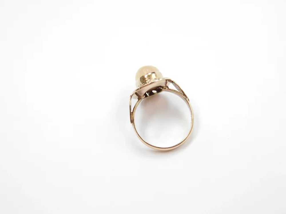 Edwardian 14k Gold Opal Ring - image 5