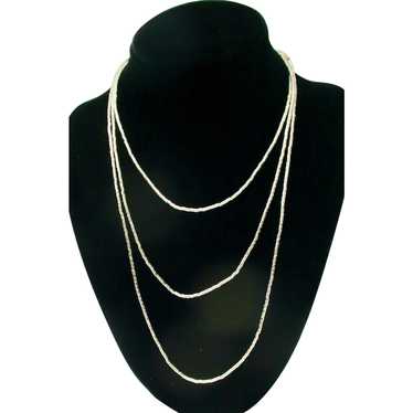 Chilean Silver Long Chain 60" long