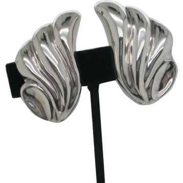 Sterling Silver Taxco Earrings